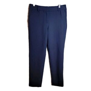 Talbots Hampshire Ankle Pants Women’s Size 8 Navy Straight Leg Office Careerwear